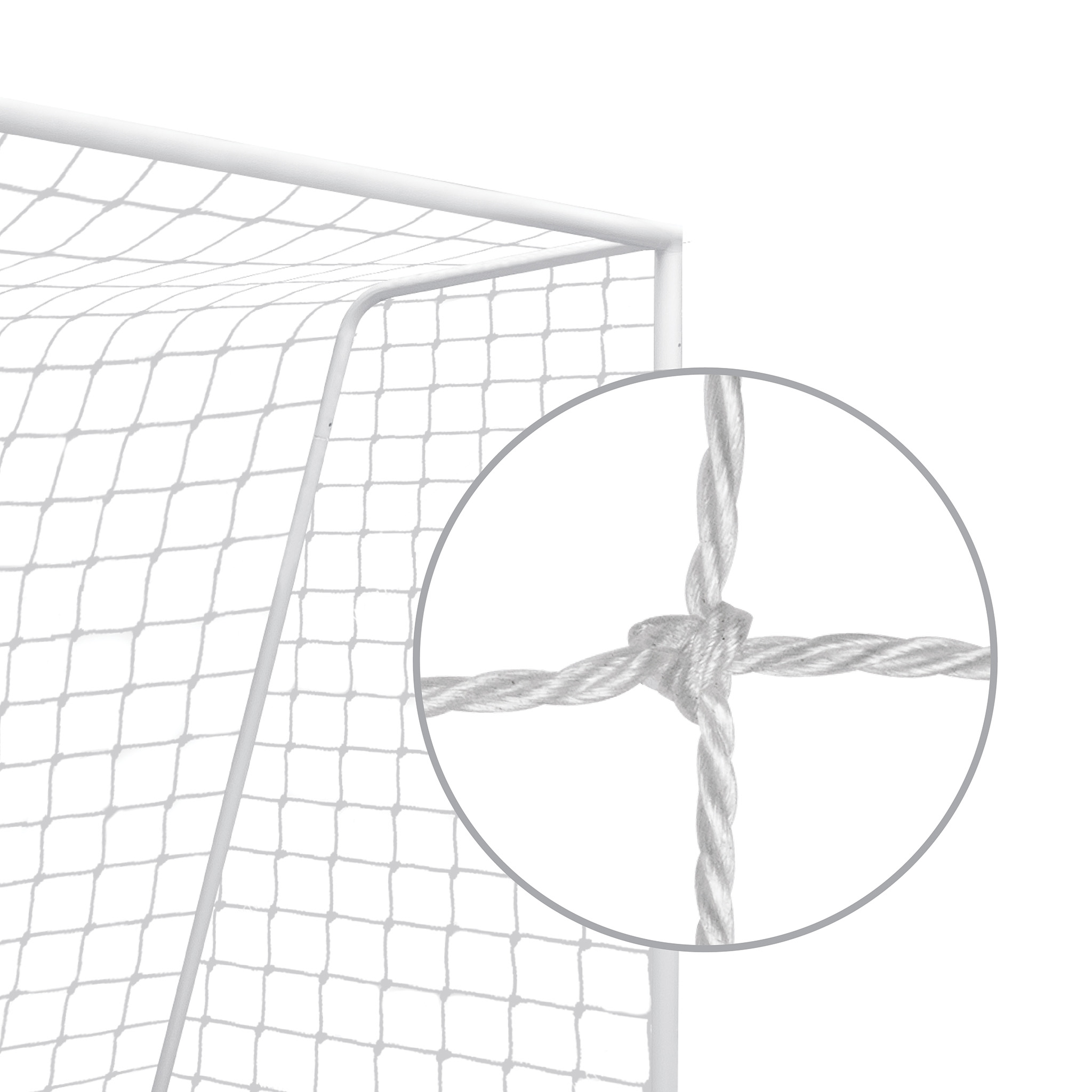 Δίχτυ Ποδοσφαίρου Στριφτό 2,5mm (Ζεύγος)