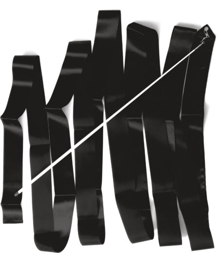 Κορδέλα Ρυθμικής Γυμναστικής 6m, Μαύρη - Image 2