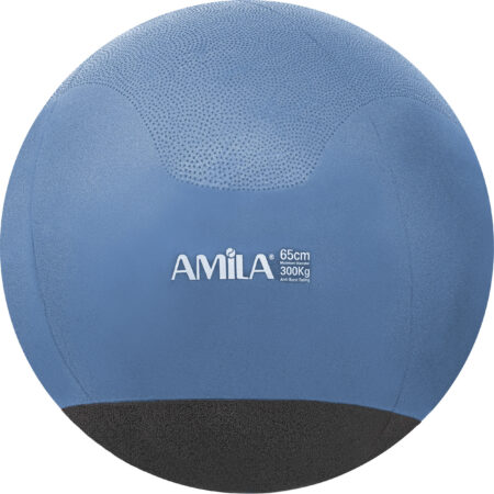 Μπάλα γυμναστικής AMILA GYMBALL 65cm Μπλε με Βάρος στην Βάση - Image 2