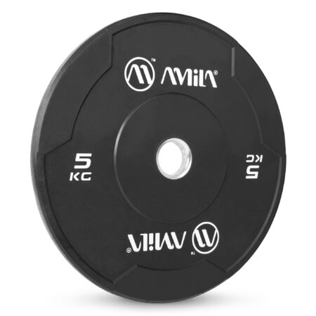 Δίσκος AMILA Black W Bumper Slim 50mm 5Kg - Image 10