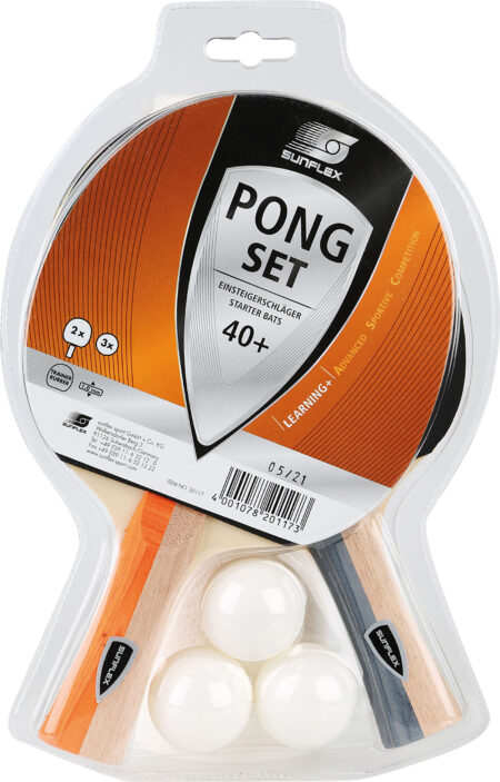 Σετ Ping Pong Sunflex (2 ρακέτες + 3 μπαλάκια) - Image 2