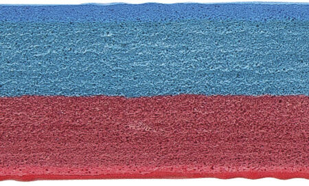 Δάπεδο Προστασίας EVA Διαμάντι 100x100cm 2,5cm Κόκκινο-Μπλε - Image 6