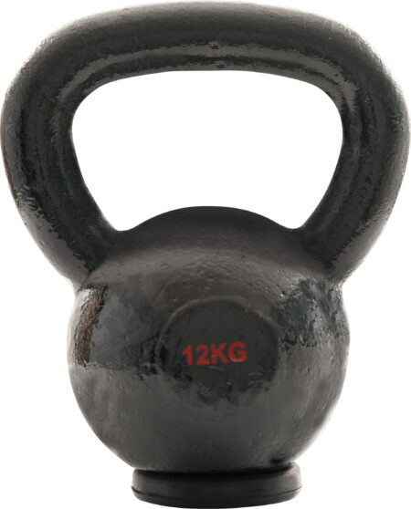 AMILA Kettlebell Cast Iron Rubber Base 12Kg - Image 5