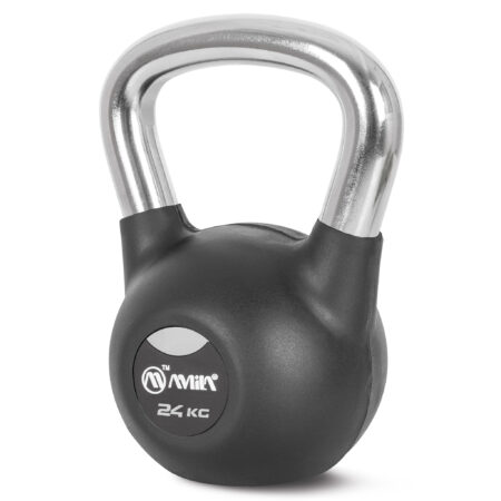 AMILA Kettlebell Rubber Cover Cr Handle 24kg - Image 5