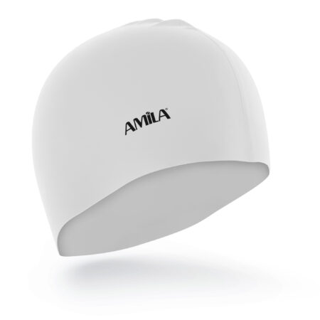 Σκουφάκι Κολύμβησης AMILA Medium Hair HQ Λευκό - Image 3