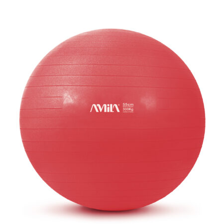 Μπάλα γυμναστικής AMILA GYMBALL 55cm Κόκκινη Bulk - Image 5