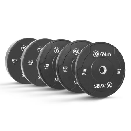 Δίσκος AMILA Black W Bumper Slim 50mm 5Kg - Image 15