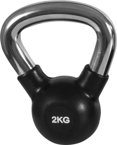 Kettlebell Rubber Cover Cr Handle 2Kg - Image 3