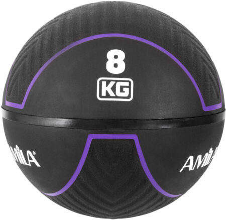 Μπάλα AMILA Medicine Ball HQ Rubber 8Kg - Image 5