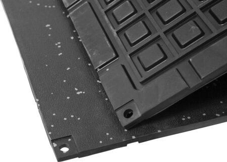 Λαστιχένιο Πάτωμα Original Πλακάκι 100x100cm 15mm Grey Flecks - Image 11