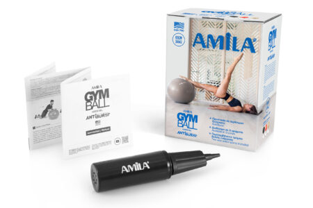 Μπάλα Γυμναστικής AMILA GYMBALL 65cm Κόκκινη - Image 6