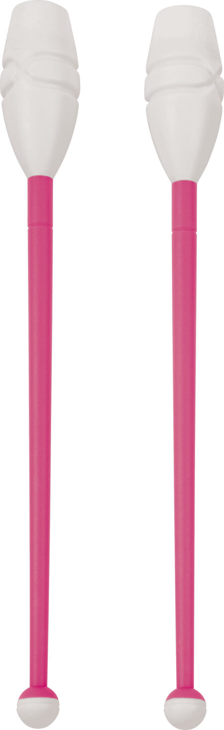 Κορίνες Ρυθμικής Γυμναστικής 45cm Μαλακές, Φούξια/Λευκό - Image 3