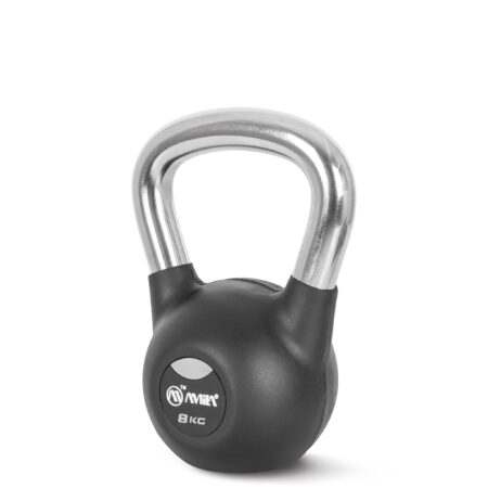 AMILA Kettlebell Rubber Cover Cr Handle 8kg - Image 13