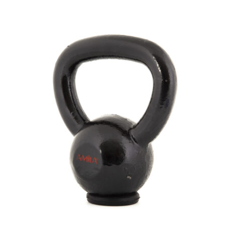 AMILA Kettlebell Cast Iron Rubber Base 4Kg - Image 23