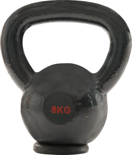 AMILA Kettlebell Cast Iron Rubber Base 8Kg - Image 11