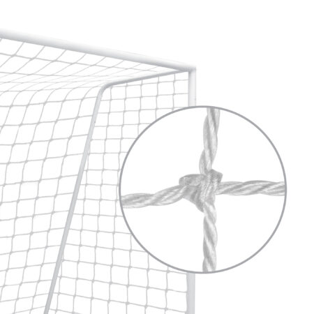 Δίχτυ ποδοσφαίρου Στριφτό 4mm (Ζεύγος) (Διαγώνιο) - Image 4