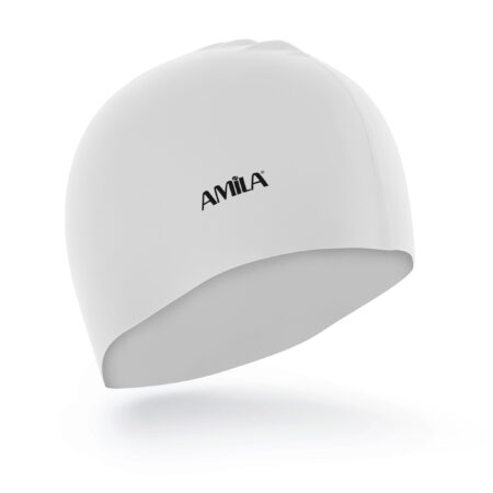Σκουφάκι Κολύμβησης Παιδικό AMILA Λευκό - Image 6