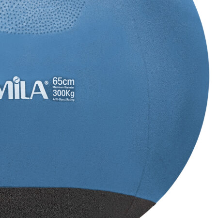 Μπάλα γυμναστικής AMILA GYMBALL 65cm Μπλε με Βάρος στην Βάση - Image 8