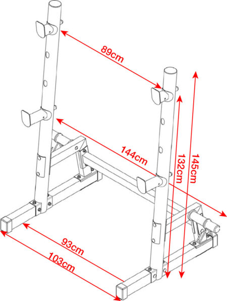 Ορθοστάτες Άρσης Βαρών AMILA BR500 - Image 25