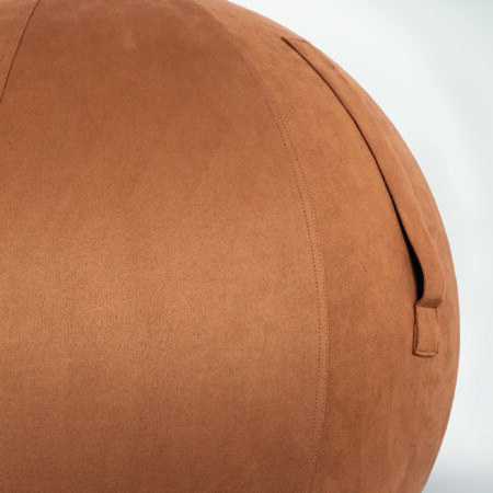 Κάλυμμα για Μπάλα Γυμναστικής AMILA GYMBALL 65cm Sueded Καφέ - Image 14