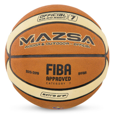 Μπάλα Basket MAZSA 0BB-41510 No. 7 FIBA Approved - Image 7