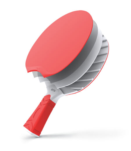 Ρακέτα Ping Pong Εξωτερικού Χώρου STAG Halo Κόκκινη - Image 33