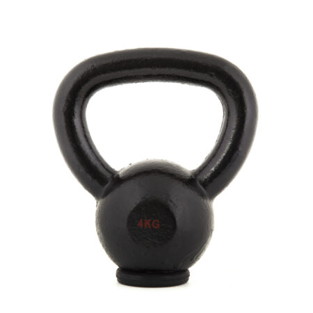 AMILA Kettlebell Cast Iron Rubber Base 4Kg - Image 25