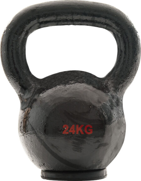 AMILA Kettlebell Cast Iron Rubber Base 24Kg - Image 13