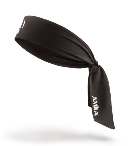 Περιμετώπιο Bandana AMILA Tie Band Μαύρο - Image 16