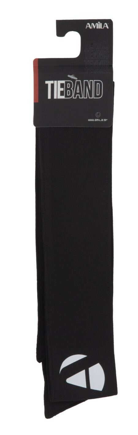 Περιμετώπιο Bandana AMILA Tie Band Μαύρο - Image 20