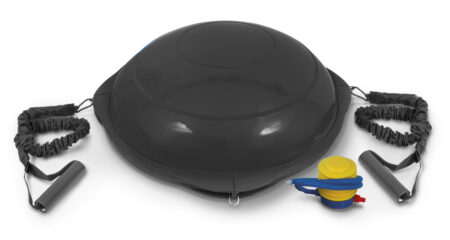 AMILA Balance Ball με Ξύλινη Βάση Mat Black 63cm - Image 20