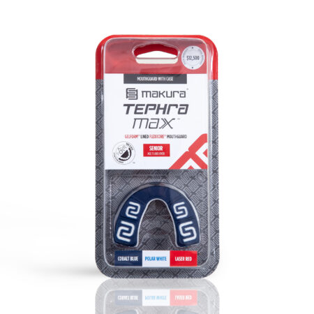 Προστατευτική Μασέλα Makura Tephra Max Μπλε/Λευκή/Κόκκινη SR - Image 10