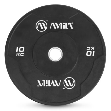 Δίσκος AMILA Black W Bumper Slim 50mm 10Kg - Image 21