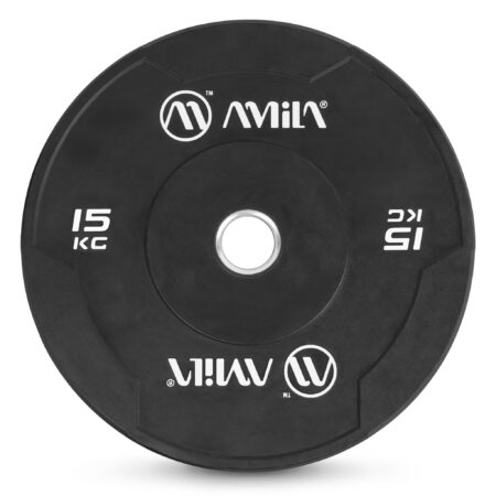 Δίσκος AMILA Black W Bumper Slim 50mm 15Kg - Image 25