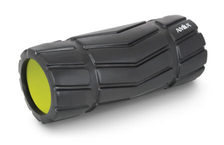 AMILA Foam Roller Arrow Φ14x33cm Μαύρο/Λάιμ - Image 19