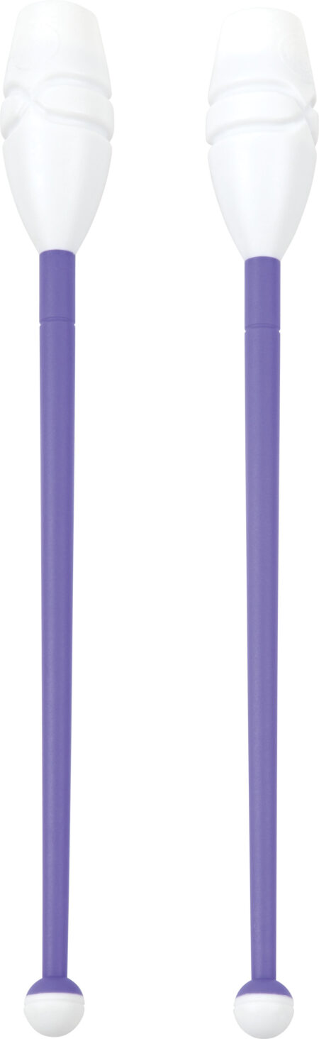 Κορίνες Ρυθμικής Γυμναστικής 45cm Μαλακές, Μωβ/Λευκό - Image 7