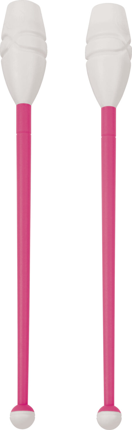 Κορίνες Ρυθμικής Γυμναστικής 41cm Μαλακές, Φούξια/Λευκό - Image 6