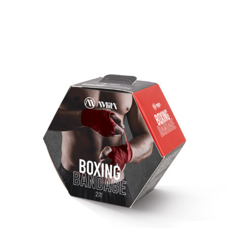 Μπαντάζ Πυγμαχίας AMILA HandWrap 4,5m Κόκκινο - Image 18