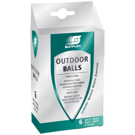 Μπαλάκια Ping Pong Εξωτερικού Χώρου Sunflex PVC 6 Τεμάχια - Image 10