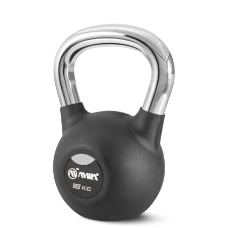 AMILA Kettlebell Rubber Cover Cr Handle 16Kg - Image 19