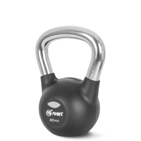 AMILA Kettlebell Rubber Cover Cr Handle 10Kg - Image 17