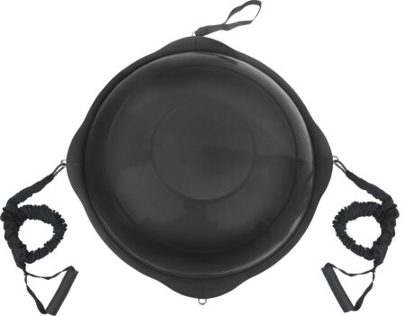 AMILA Balance Ball με Ξύλινη Βάση Mat Black 63cm - Image 25