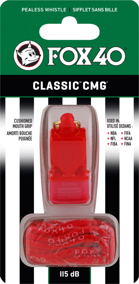 Σφυρίχτρα FOX40 Classic CMG Official Κόκκινη με Κορδόνι - Image 27