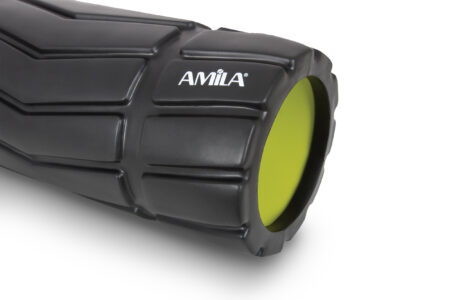 AMILA Foam Roller Arrow Φ14x33cm Μαύρο/Λάιμ - Image 26