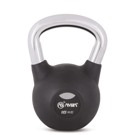 AMILA Kettlebell Rubber Cover Cr Handle 16Kg - Image 22