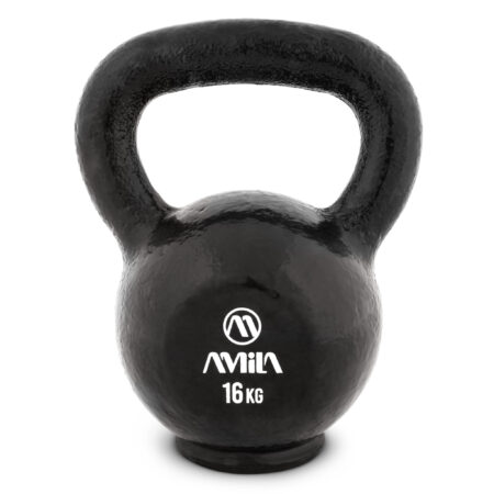AMILA Kettlebell Cast Iron Rubber Base 16Kg - Image 20