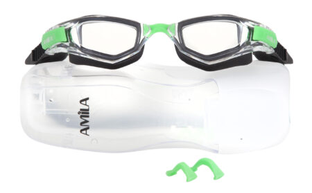 Γυαλιά Κολύμβησης ΑMILA S05YAF Μαύρο/Πράσινο - Image 44