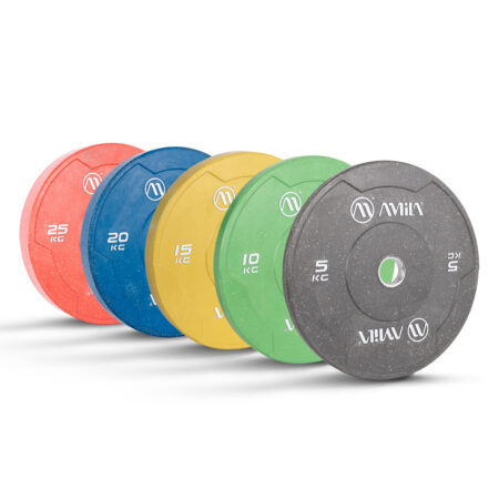 Δίσκος Color Bumper Plate Slim 50 mm 15 kg – Κίτρινο - Image 3
