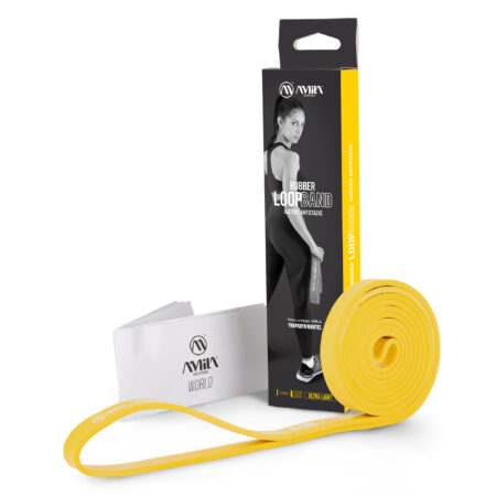 Λάστιχo Αντίστασης Rubber Loop Band Ultra Light – Κίτρινο - Image 2