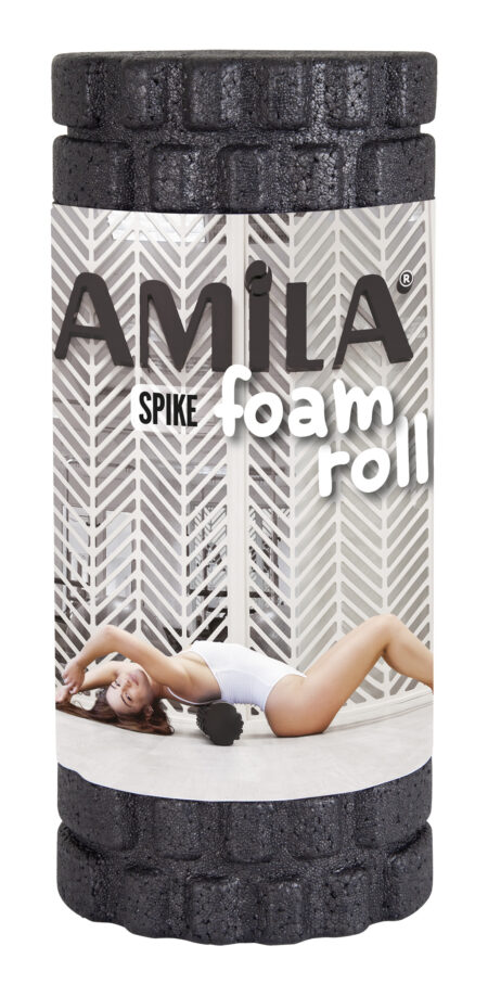 AMILA Foam Roller Spike Φ14x32cm Μαύρο - Image 33
